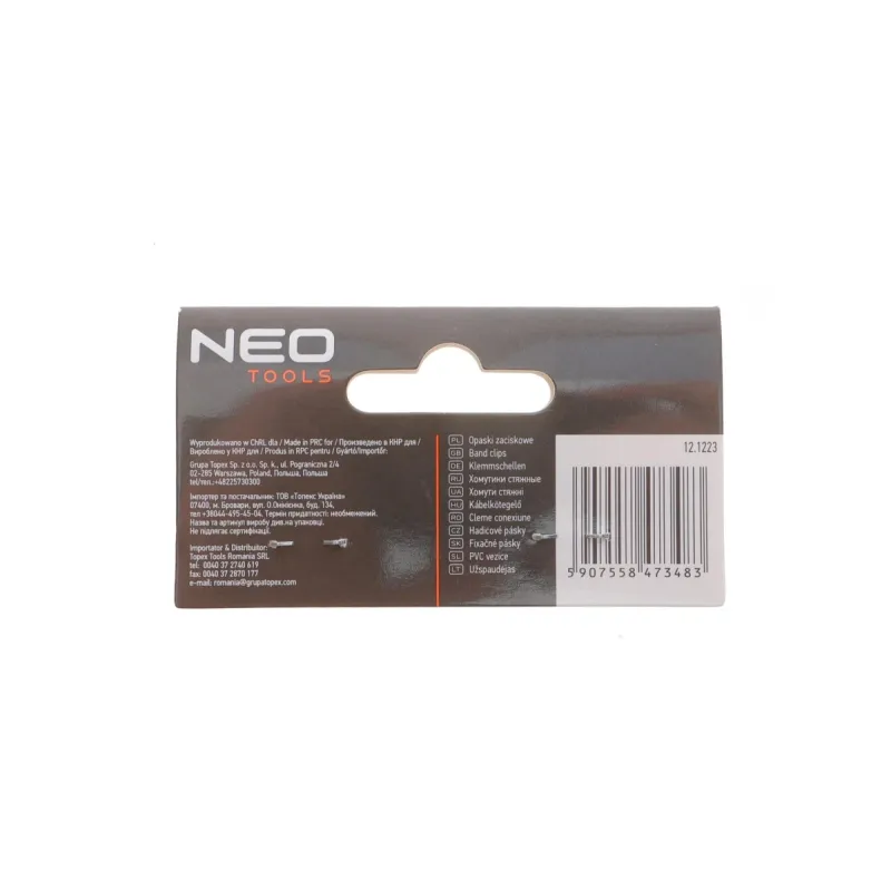 Набір стяжок пластикових NEO TOOLS 01-629 3,6x300 мм 20 шт. чорні