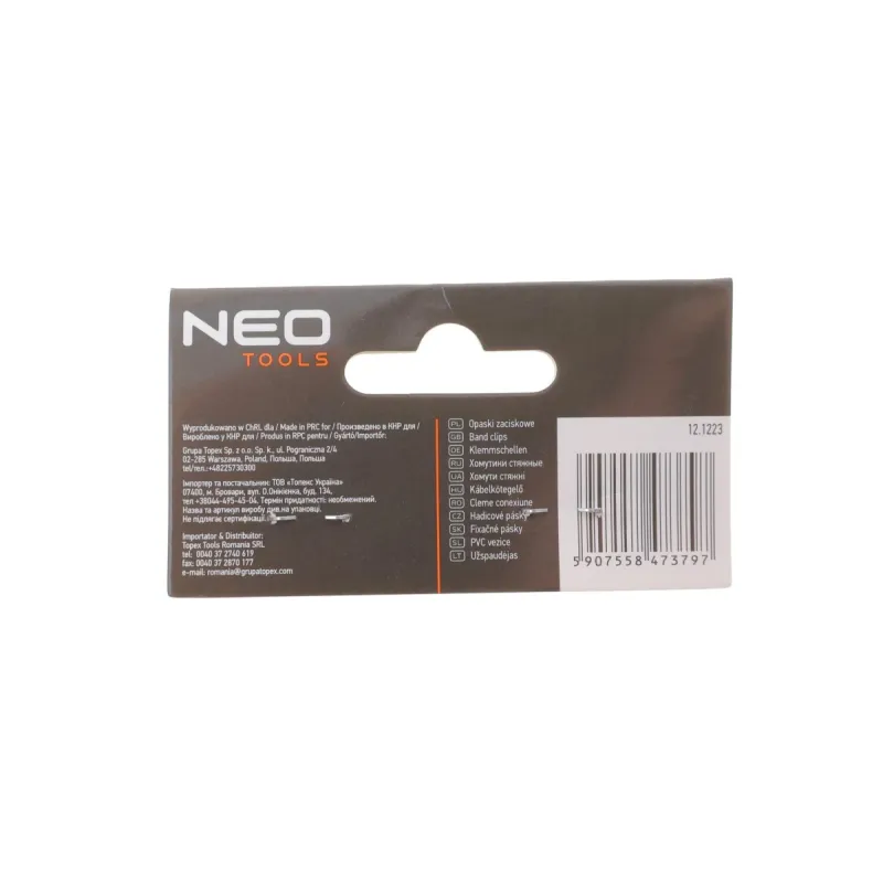 Набір стяжок пластикових NEO TOOLS 01-660 4,8x300 мм 20 шт. (біла)