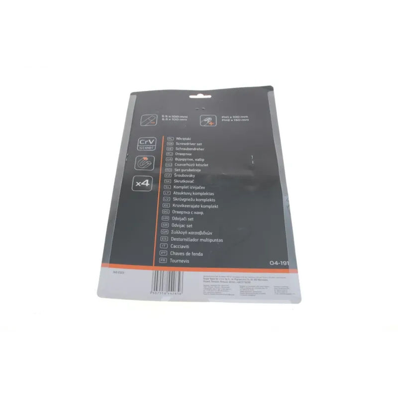 Набір викруток SL, PH 4 од. NEO TOOLS 04-191