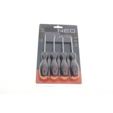 Набір нейлонових гачків та шкребків NEO TOOLS 04-231 (4 шт, L=150mm)