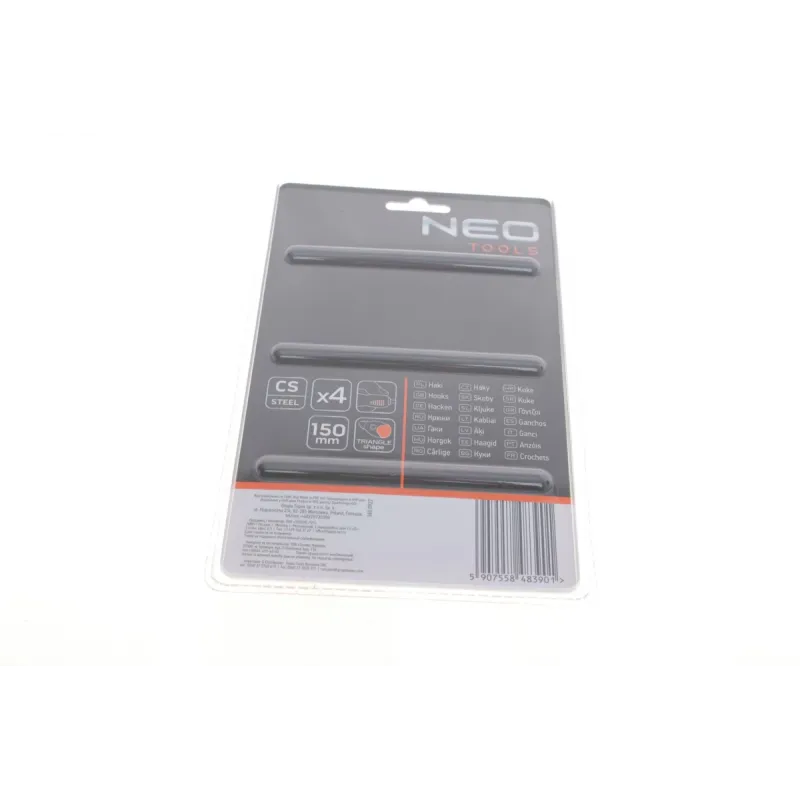 Набір нейлонових гачків та шкребків NEO TOOLS 04-231 (4 шт, L=150mm)