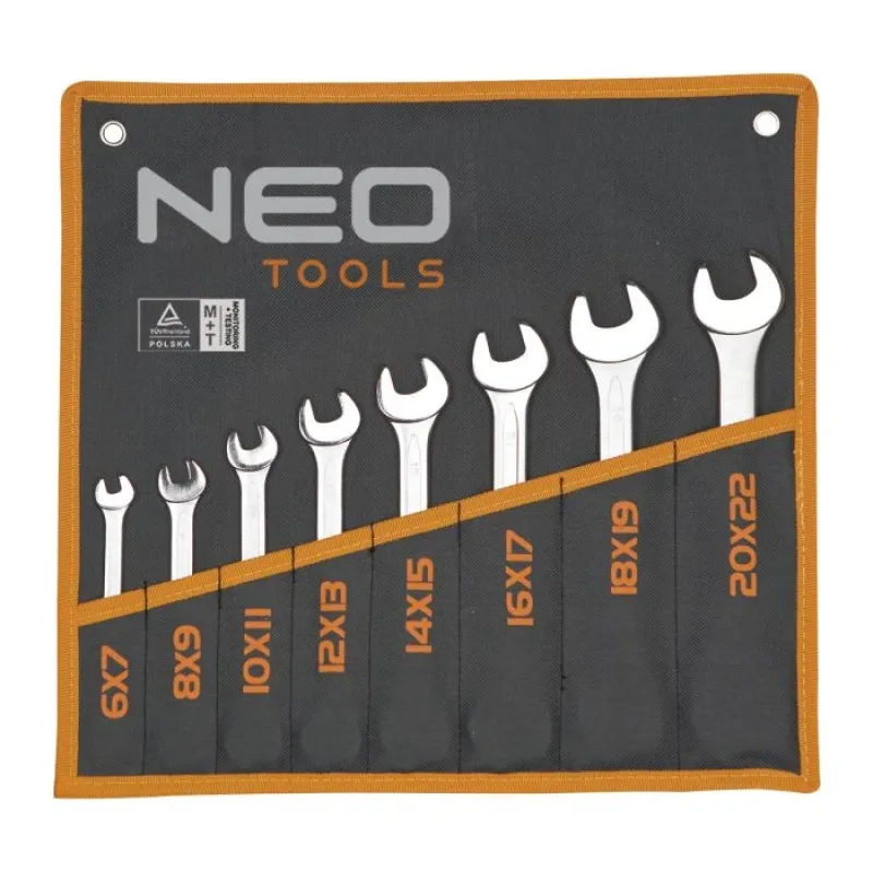 Набір ріжкових ключів NEO TOOLS 09-851 6x7-20x22 мм 8 од.