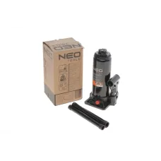 Домкрат пляшковий гідравлічний NEO TOOLS 10-453, вантажопідйомність 8 т, висота 230-456 мм