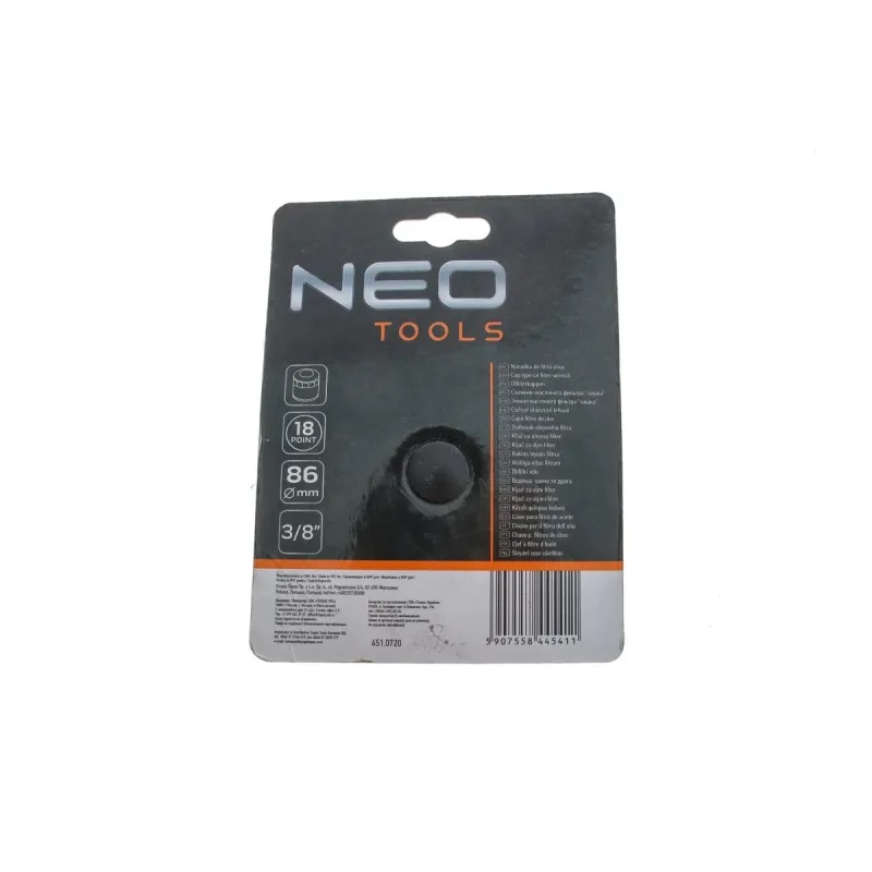 Насадка для заміни масляного фільтра NEO TOOLS 11-372, 3/8