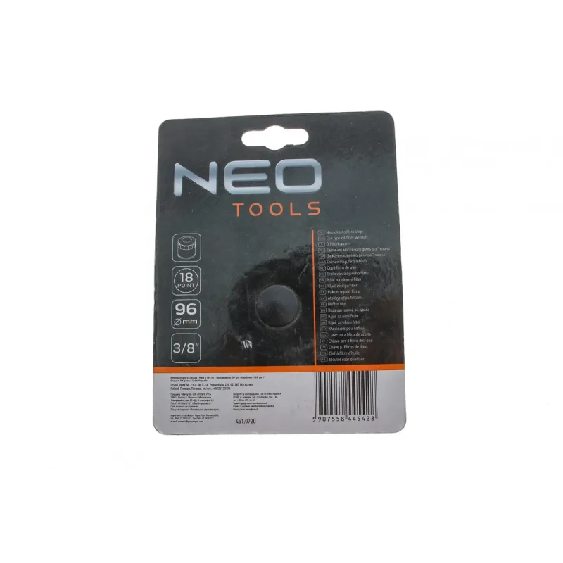 Насадка для заміни масляного фільтра NEO TOOLS 11-373, 3/8