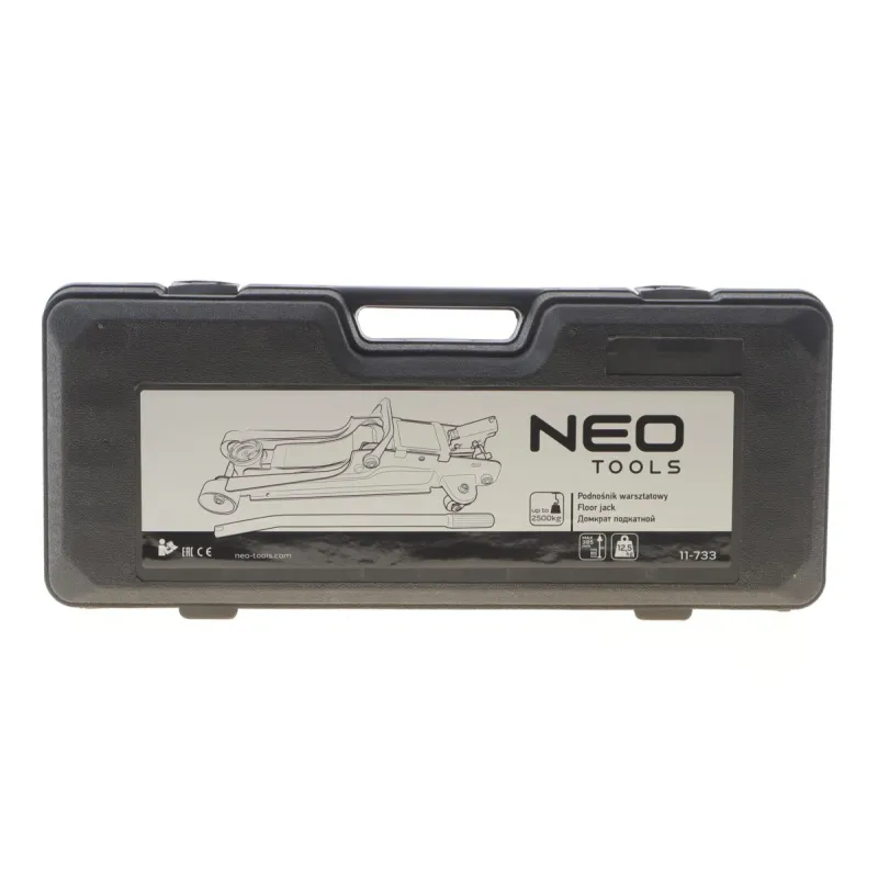 Домкрат підкатний гідравлічний NEO TOOLS 11-733 2.5 т h=85-385мм