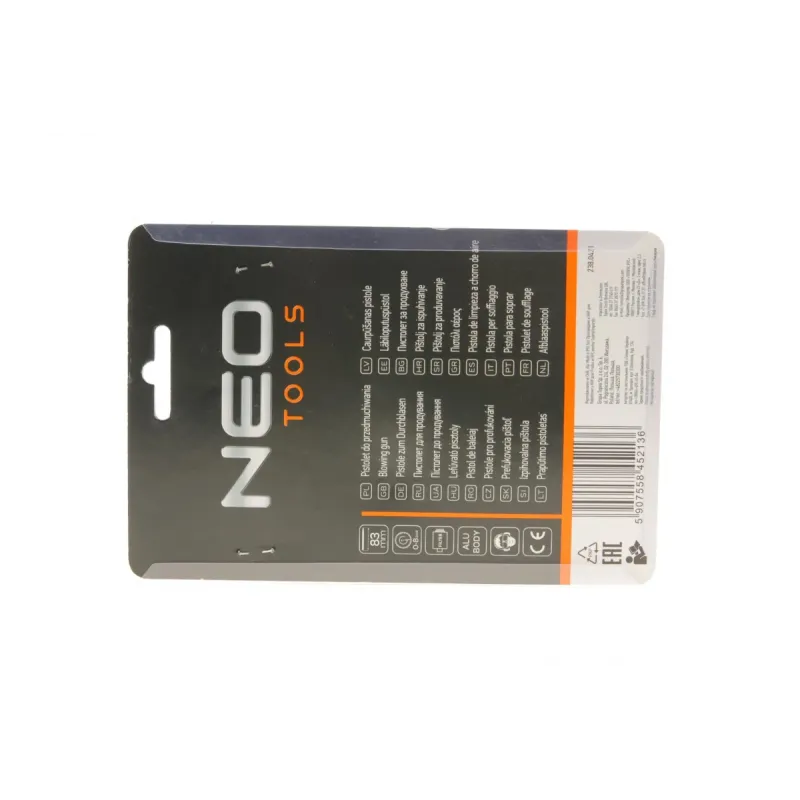 Пневмопістолет продувний NEO TOOLS 14-710 з насадкою L-93 мм