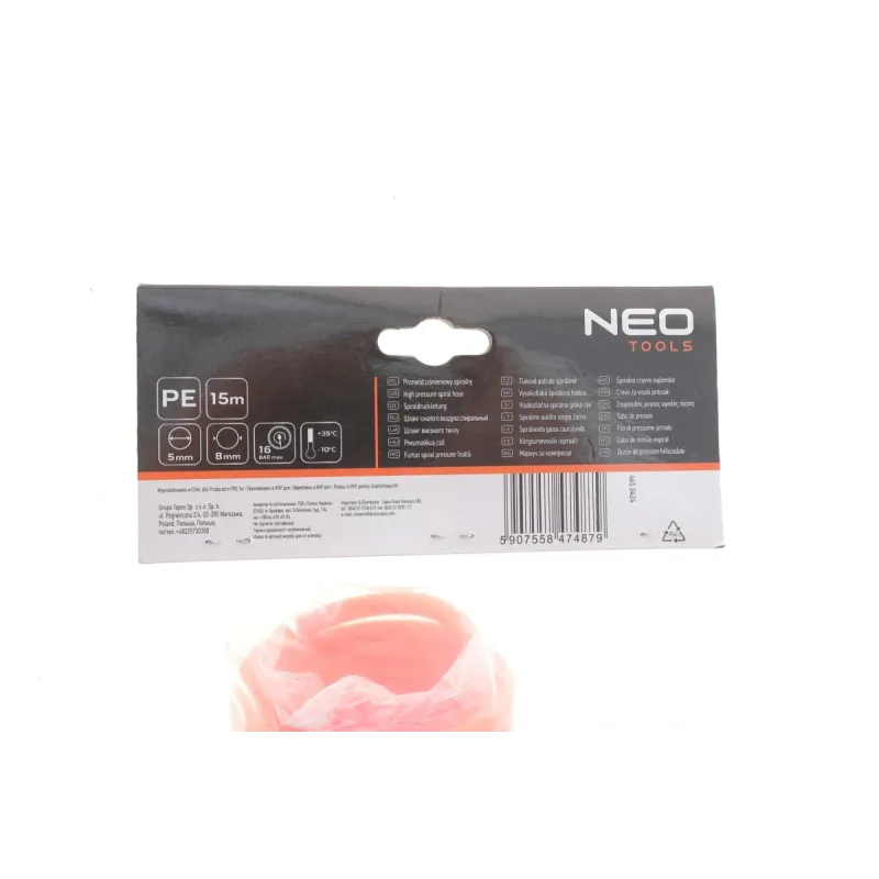 Шланг пневматичний NEO TOOLS 14-806-1 Ø5 L 15 м