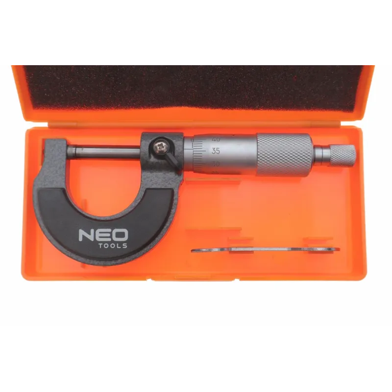 Мікрометр 0-25 мм NEO TOOLS 75-020 (±0,01 мм/м)