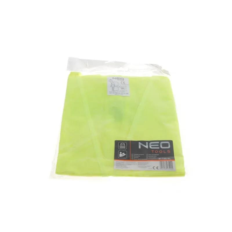 Жилет попереджувальний жовтий NEO TOOLS 81-735-XL