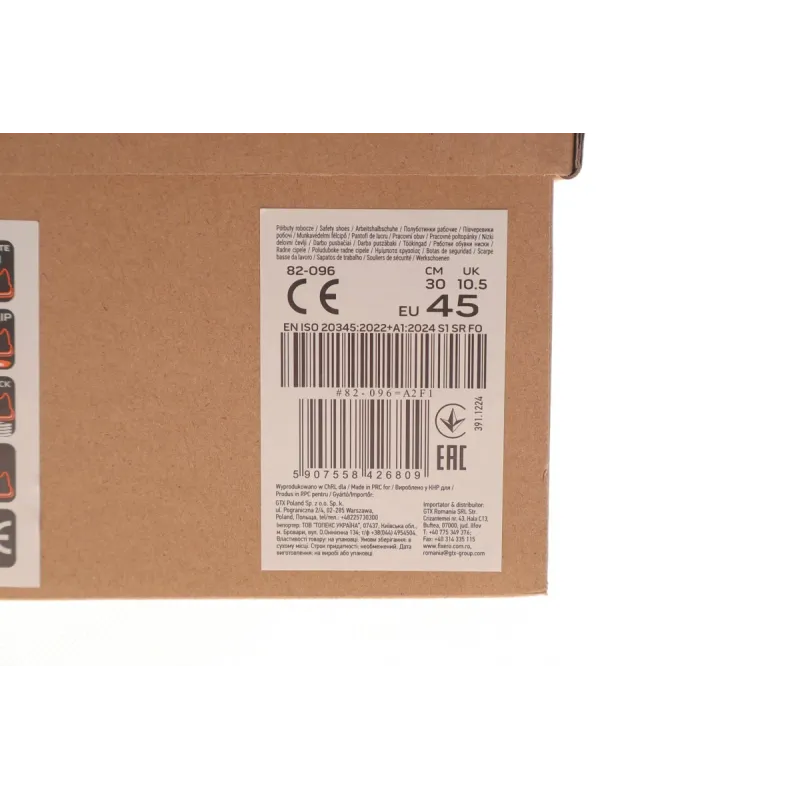 Робоче взуття NEO TOOLS S1 SR F0 (45 розмір) 82-096