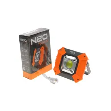 Ліхтарик-прожектор акумуляторний NEO TOOLS 99-038 COB 750 LM/10W/LED/3xAA/Power Bank