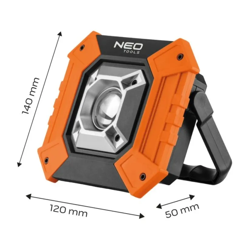 Ліхтарик-прожектор акумуляторний NEO TOOLS 99-038 COB 750 LM/10W/LED/3xAA/Power Bank