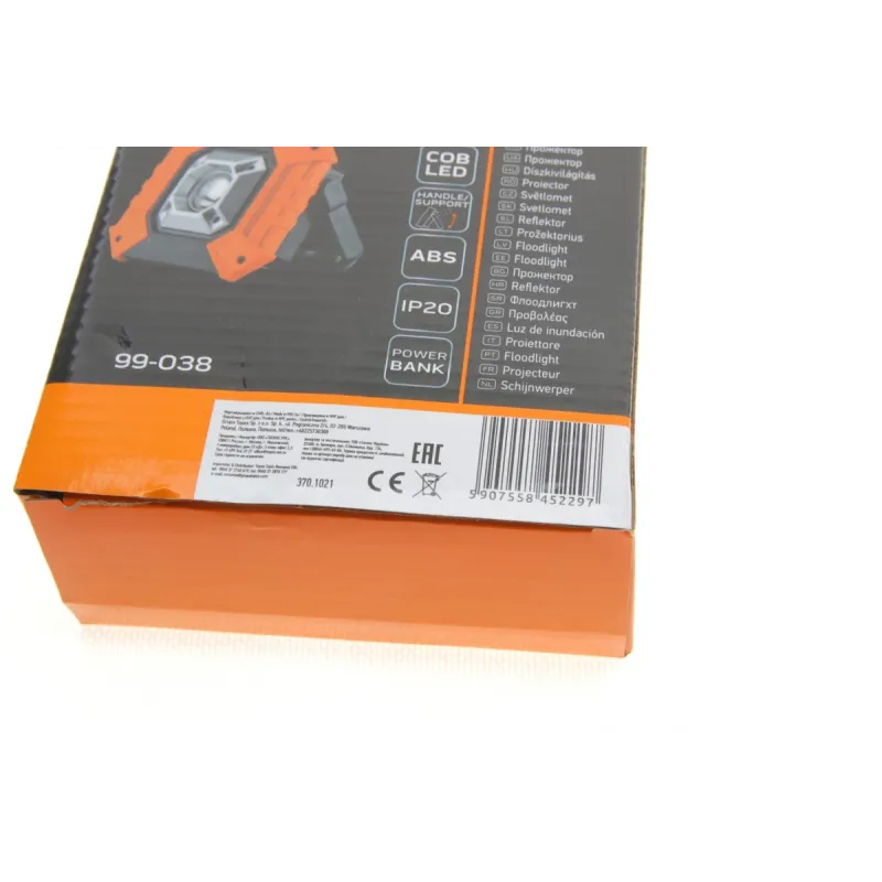 Ліхтарик-прожектор акумуляторний NEO TOOLS 99-038 COB 750 LM/10W/LED/3xAA/Power Bank