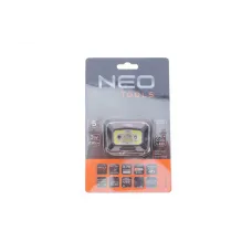 Ліхтарик налобний NEO TOOLS 99-073 (3W/250Lm/XPE+COB LED+датчик руху)