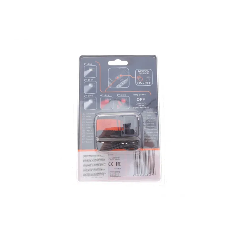 Ліхтарик налобний NEO TOOLS 99-073 (3W/250Lm/XPE+COB LED+датчик руху)