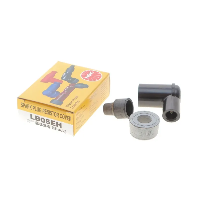 Наконечник свічки запалювання (чорний) (90°/14mm) (LB05EH)
