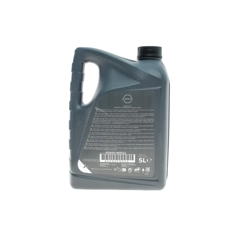 Олива моторна NISSAN 5W40 (5л) A3/B4 KE90090042