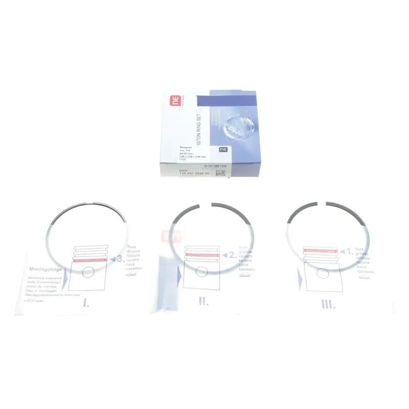 Комплект поршневих кілець NPR 120 007 0046 00 для BMW 3 (E46/E90) 2.0/3.0 D (84.0mm/STD)