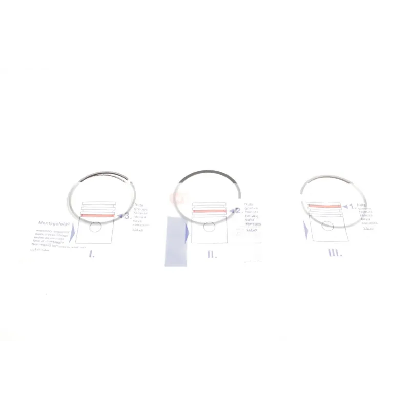 Кільця поршневі Suzuki/Opel 1.3CDTI 05- (69.60mm/STD) (2.0-1.5-2.0) = 8935640000