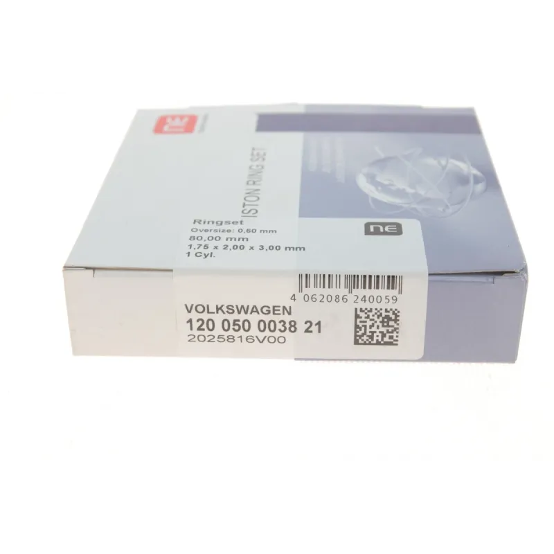 Кільця поршневі VW T4 1.9TD/2.4D 90-03 (80.00mm/+0.5) (1.75-2-3) = 8950485000