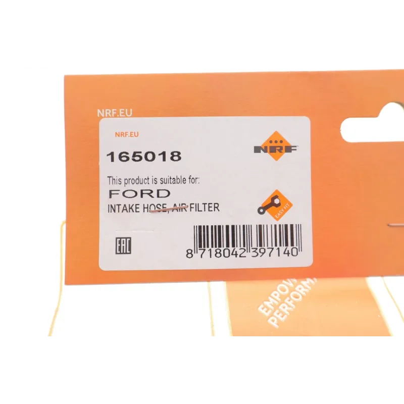 Патрубок повітряного фільтра NRF 165018 для Ford Transit Courier 1.5/1.6 TDCi 2014-2023