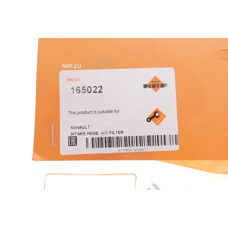 Патрубок інтеркулера NRF 165022 для Renault Megane II 1.5 dCi, Scenic II 1.5 dCi