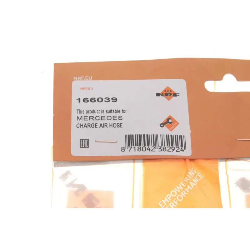 Патрубок інтеркулера (нижній) NRF 166039 для Mercedes-Benz Sprinter 2.1/2.7CDI 2000-2006