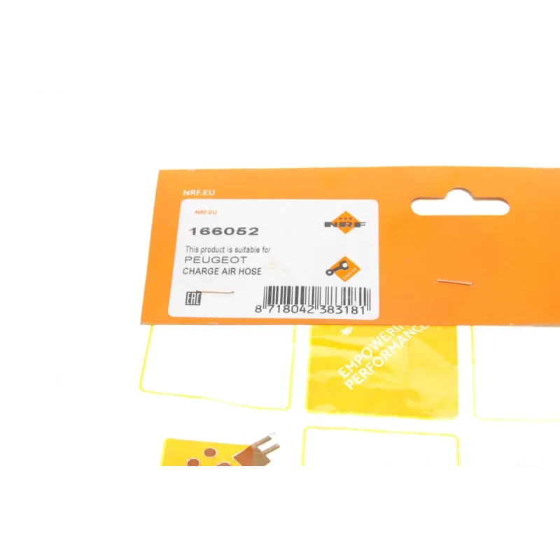 Патрубок інтеркулера NRF 166052 для Citroen C3/C4, Peugeot 207/208 1.2 THP/1.6 HDi