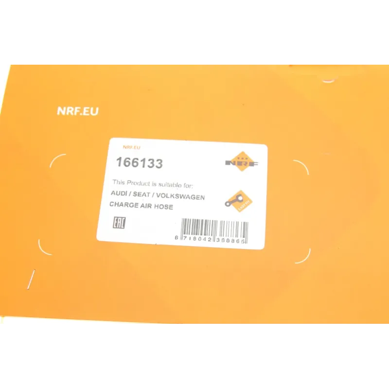 Патрубок інтеркулера NRF 166133 для Audi A4, A6, VW Passat 1.9D 1993-2001, діаметр 50 мм