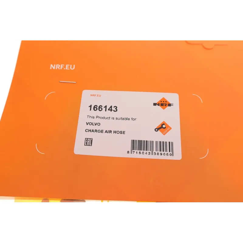 Патрубок інтеркулера NRF 166143 для Volvo S40/V40 1.9DI 2000-2004, 46/55 мм