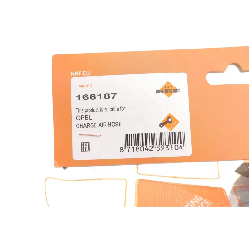 Патрубок інтеркулера NRF 166187 для Opel Vectra C, Signum 1.9 CDTI 2004-2015