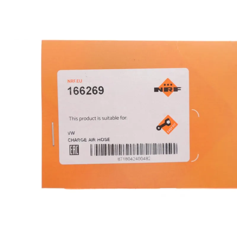 Патрубок інтеркулера NRF 166269 для Skoda Octavia, VW Golf IV 1.9TDI 1996-2010
