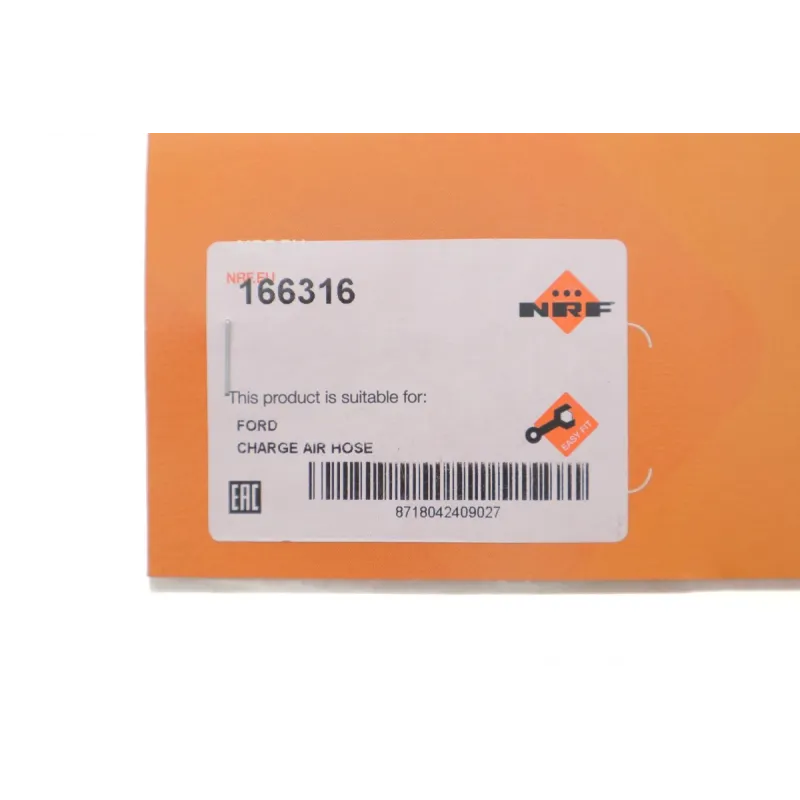 Патрубок інтеркулера NRF 166316 для Ford Mondeo IV 2.0 TDCi 2007-2015, Galaxy WA6, S-MAX