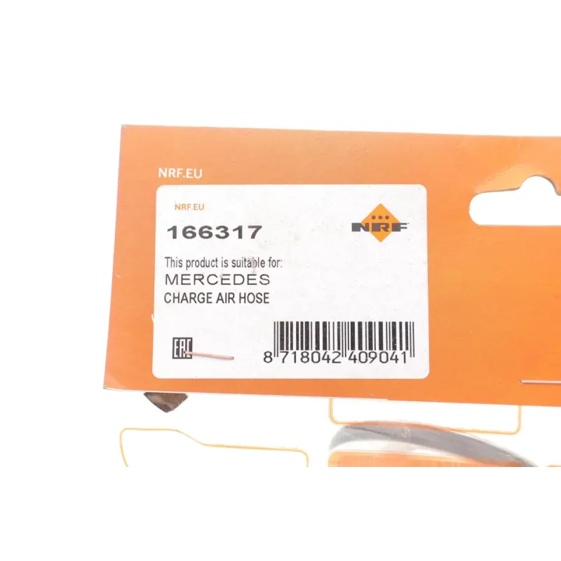 Патрубок інтеркулера NRF 166317 для Mercedes-Benz C-Class W203, CLK C209 2.2D 1997-2009