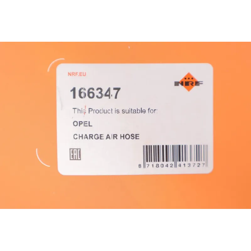 Патрубок інтеркулера NRF 166347 для Opel Astra H 1.3CDTI 2005-2010, 43/45 мм