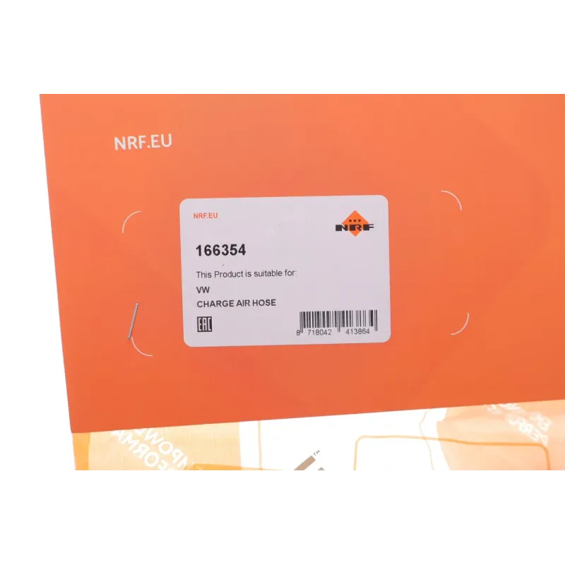 Патрубок інтеркулера NRF 166354 для Volkswagen Passat/Jetta 1.9TDI/2.0FSI 2005-2010, 51/55 мм