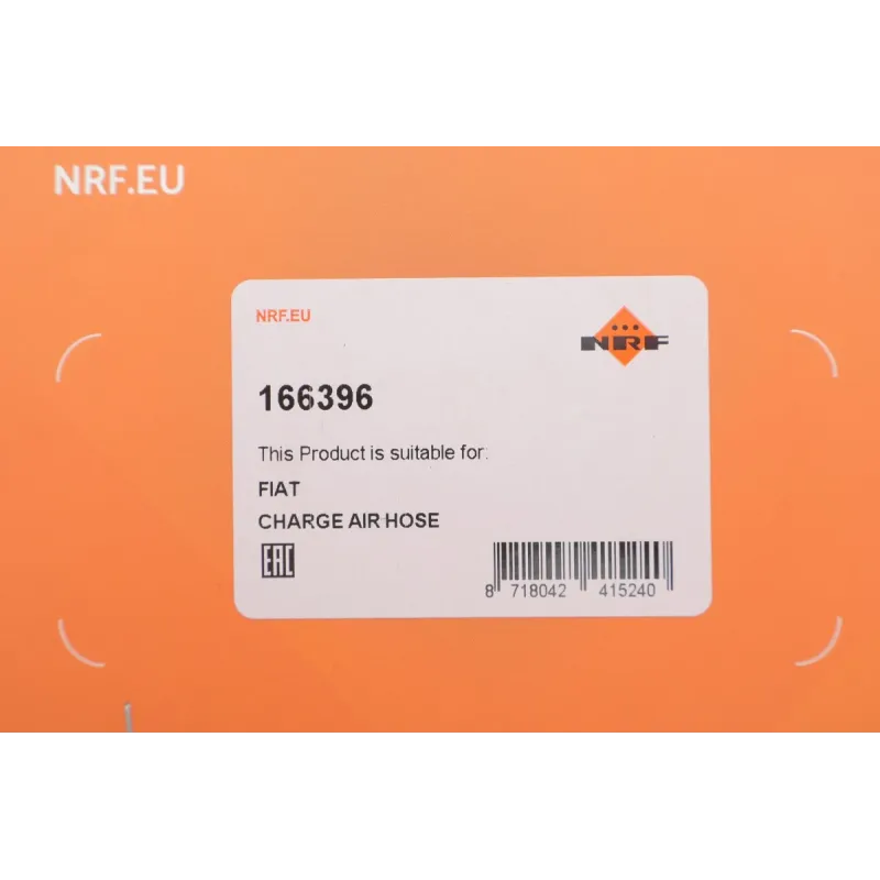 Патрубок інтеркулера NRF 166396 для Fiat Doblo 1.3 Multijet 2010-, 50/44 мм