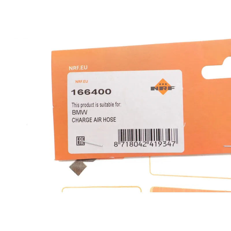 Патрубок інтеркулера NRF 166400 для BMW 5 (E60) 520d M47/N47 (R) 63/51.5 мм