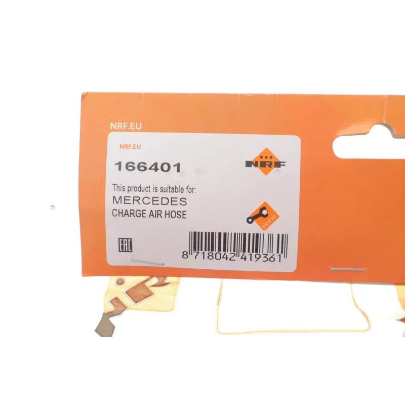 Патрубок інтеркулера NRF 166401 для Mercedes-Benz C-Class (W204) E-Class (W212) M271