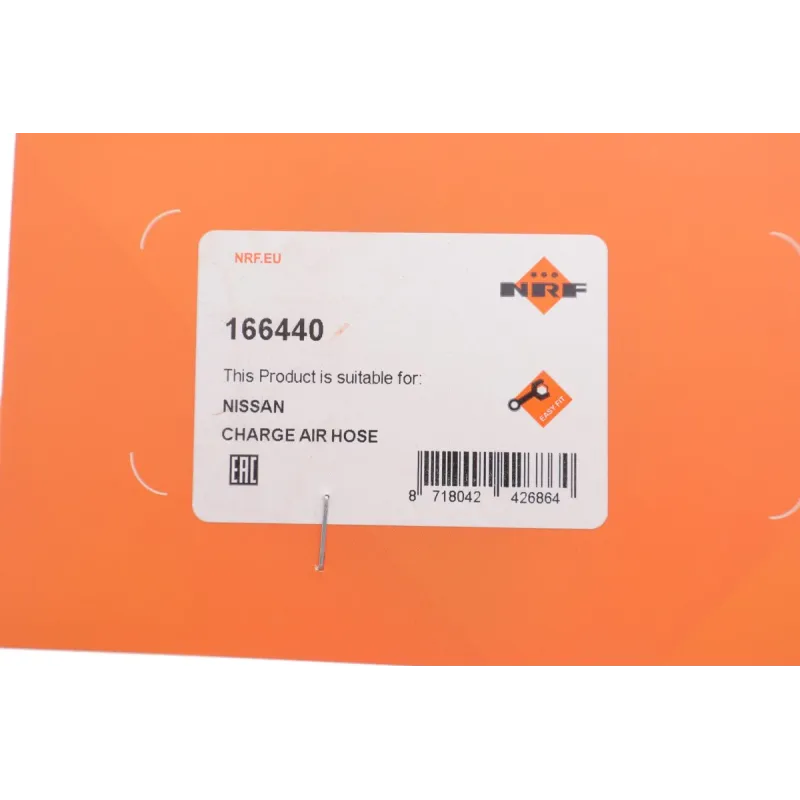 Патрубок інтеркулера NRF 166440 для Nissan Qashqai II, Renault Megane IV 1.5dCi 13-