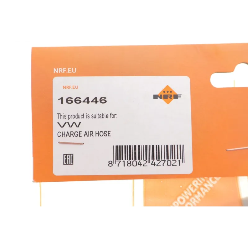 Патрубок інтеркулера верхній NRF 166446 для Volkswagen Polo 9N 2005-2009