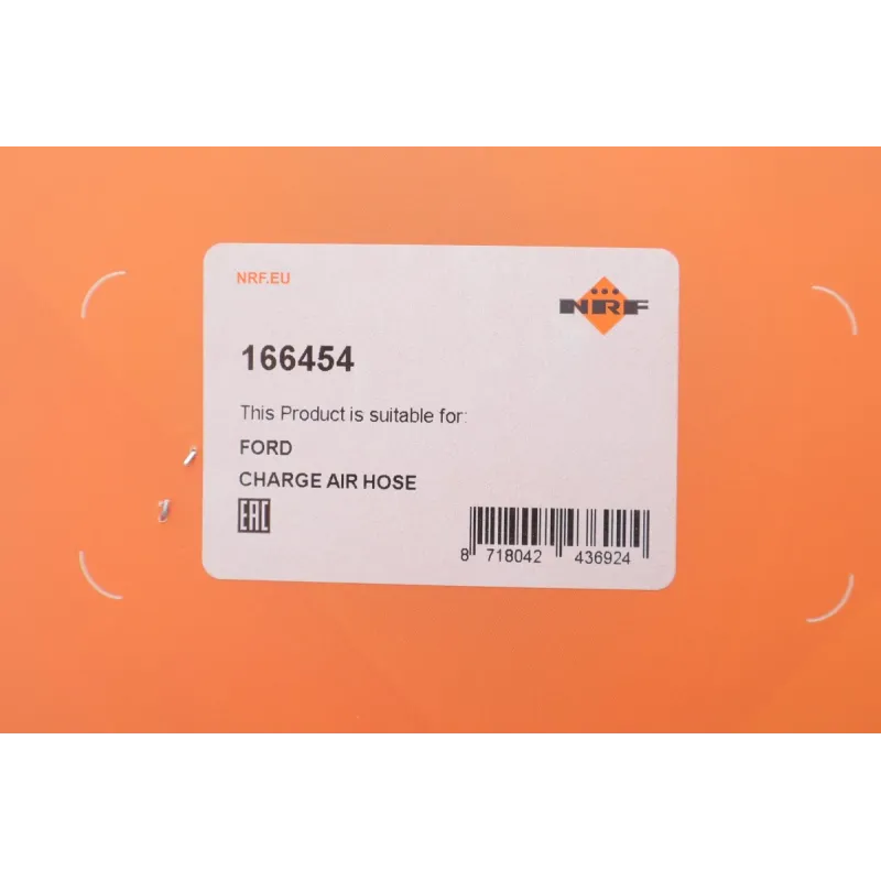 Патрубок інтеркулера NRF 166454 для Ford Mondeo III 2.0 TDDi/TDCi 2000-2007, 44.5/55 мм