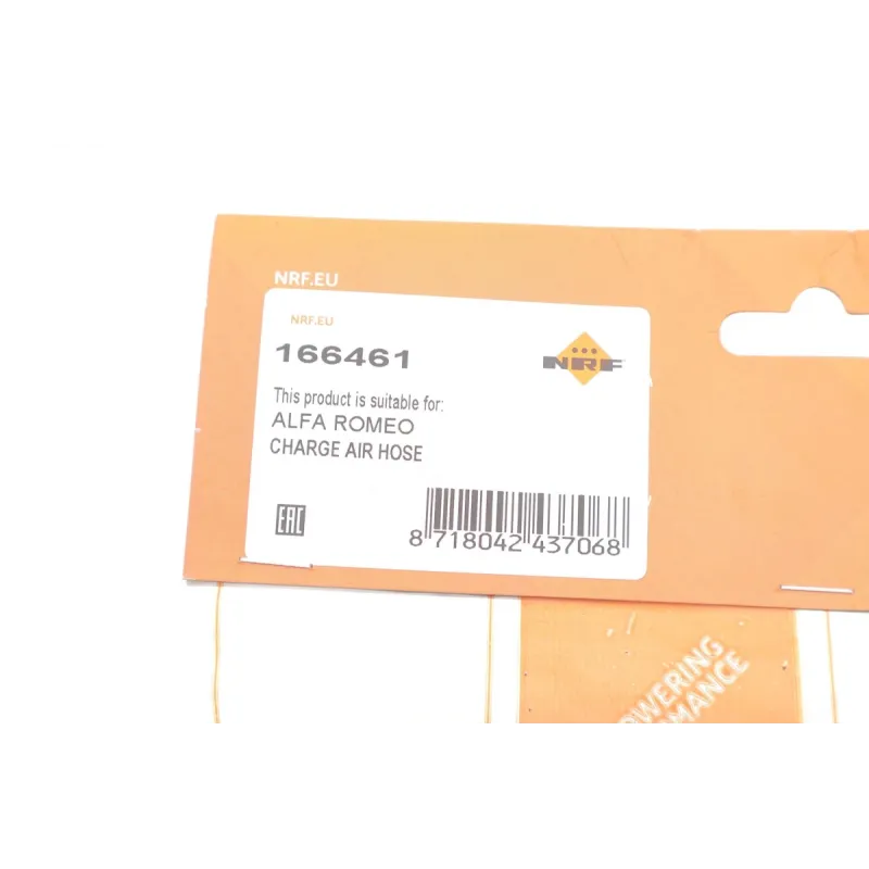 Патрубок інтеркулера задній NRF 166461 для Alfa Romeo Giulietta 2.0 JTDM 2010-2020