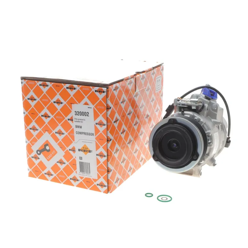 Компресор кондиціонера NRF 320002 для BMW 7 (F01/F02/F03/F04) 3.0i (N54) 2008- (110мм, 8 канавок)