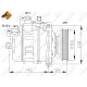 Компресор кондиціонера NRF 32106 для Audi A4/A6 1.9TDI 2000-2005, 110 мм