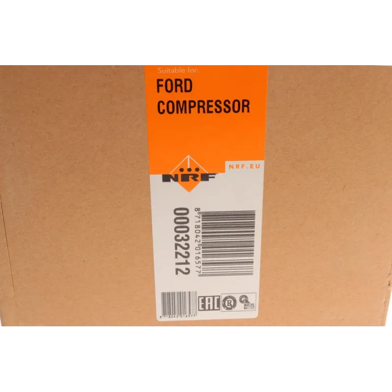 Компресор кондиціонера NRF 32212 для Ford Mondeo, Transit 1.8-2.5 2000-2006, Ø 129 мм