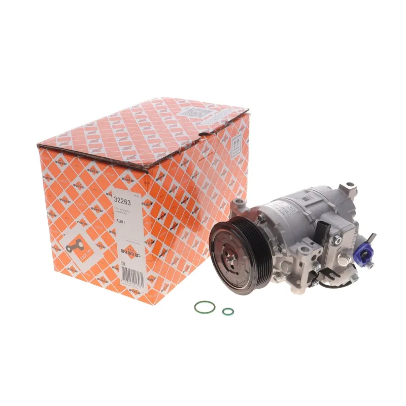 Компресор кондиціонера NRF 32263 для Audi A4 B6/B7/B8, A5, A6, A8, Q5 1.6-3.0D 2000-, Ø 100 мм