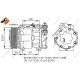 Компресор кондиціонера Ford Focus/C-Max 1.6TDCi 03-12/Mazda 3 1.6DI 04-09