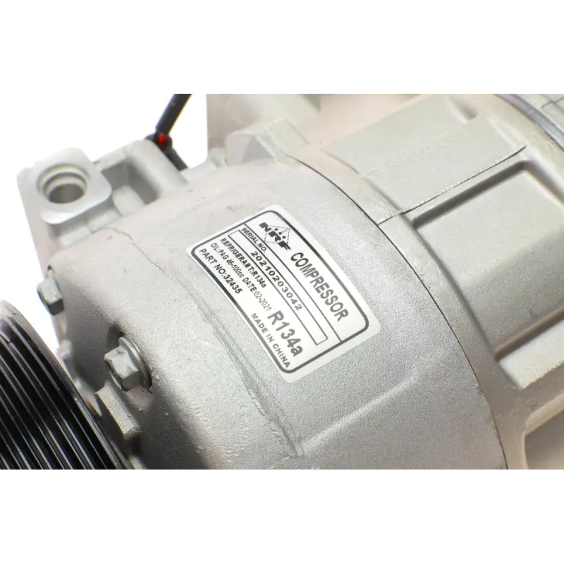 Компресор кондиціонера NRF 32435 для BMW 5 (E60/E61) 6 (E63/E64) 2.5/3.0i 2004-2010, Ø 110 мм, 6 канавок